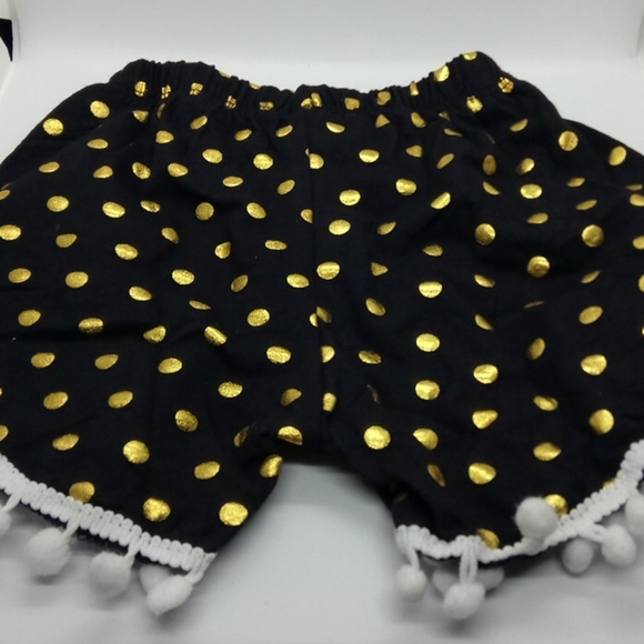 🆕 Polkadots Black short pants whit Gold - Picture 6 of 8